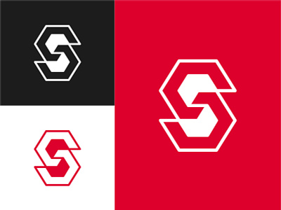 SS Monogram Logo brand brand agency branding geometic geometric hexagon icon lettermark logo logo design logo designer logofield modern monogram monogram logo negative space ss symbol