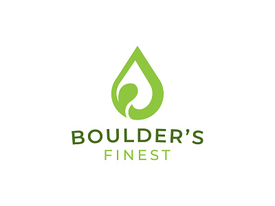 Boulder's Finest brand brand agency branding design fresh geometic healthy hemp lettermark logo logo design logo designer logodesign logofield logomark marijuana oil symbol