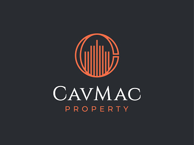 CavMac Property brand brand agency creativeagency design geometic lettermark logo logo design logo designer logodesign logodesigner logofield monogram property realestate stationery vector