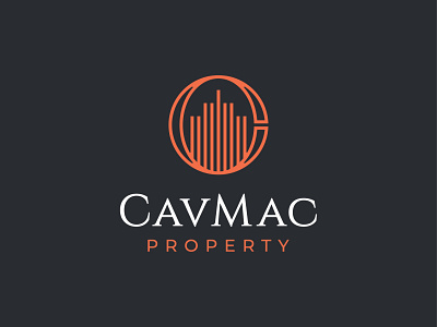 CavMac Property brand brand agency creativeagency design geometic lettermark logo logo design logo designer logodesign logodesigner logofield monogram property realestate stationery vector