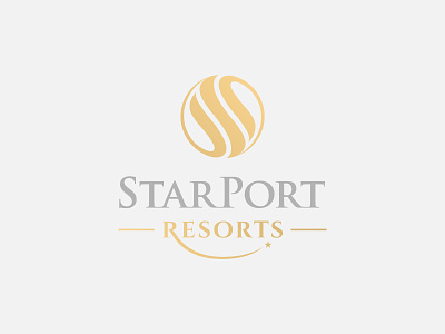 StarPort Resorts brand brand agency brand identity branding elegant geometic graphicdesign hotel initial lettermark logo logo design logo designer logofield luxury monogram resorts s logo symbol