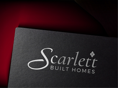 Scarlett Built Homes brand branding building creative agency design graphic design home lettermark logo logo design logo designer logofield logomark project property real estate symbol vector