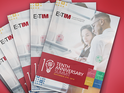 E&TIM Brochure anniversary brochure collateral design doctor medical print