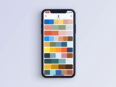 Palette Cam Peek n' Pop animation app design interaction ios palette ui