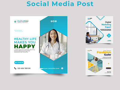 Social Media Post ads advertising background remove banner ads design graphic design graphics healthcare illustration logo