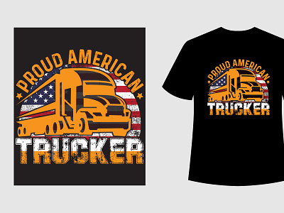 Truck Driver T-Shirt Design rider