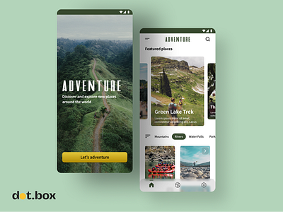 An Adventure App UI Design