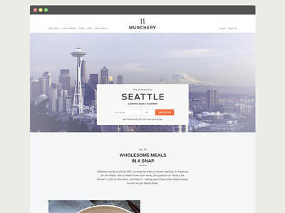 Munchery Seattle! editorial food list munchery seattle wait webpage