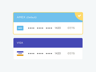 IOS Payment Method UI Kit — WIP cards checkout credit ios ui