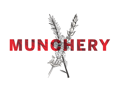 Munchery Logo Fun brand branding illustration logo