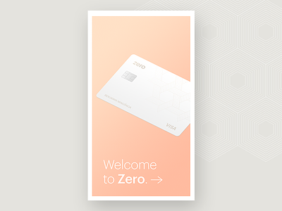Zero App Intro Screen