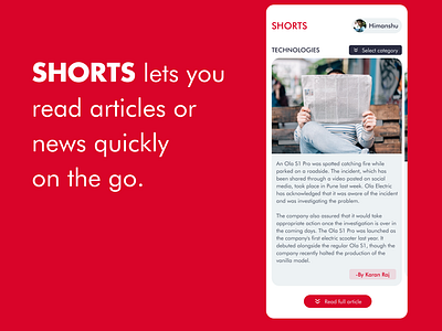 SHORTS - read article and news