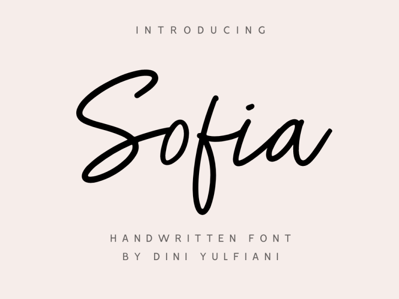 Sofia by Dini Yulfiani Kartini on Dribbble