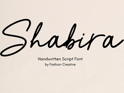 Shabira branding design font graphic design handwritten illustration logo typography