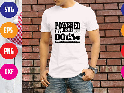 powerd by jesus coffee and dog