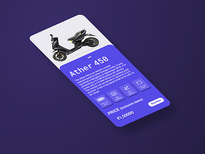 Ather 450 EV (E-commerce)