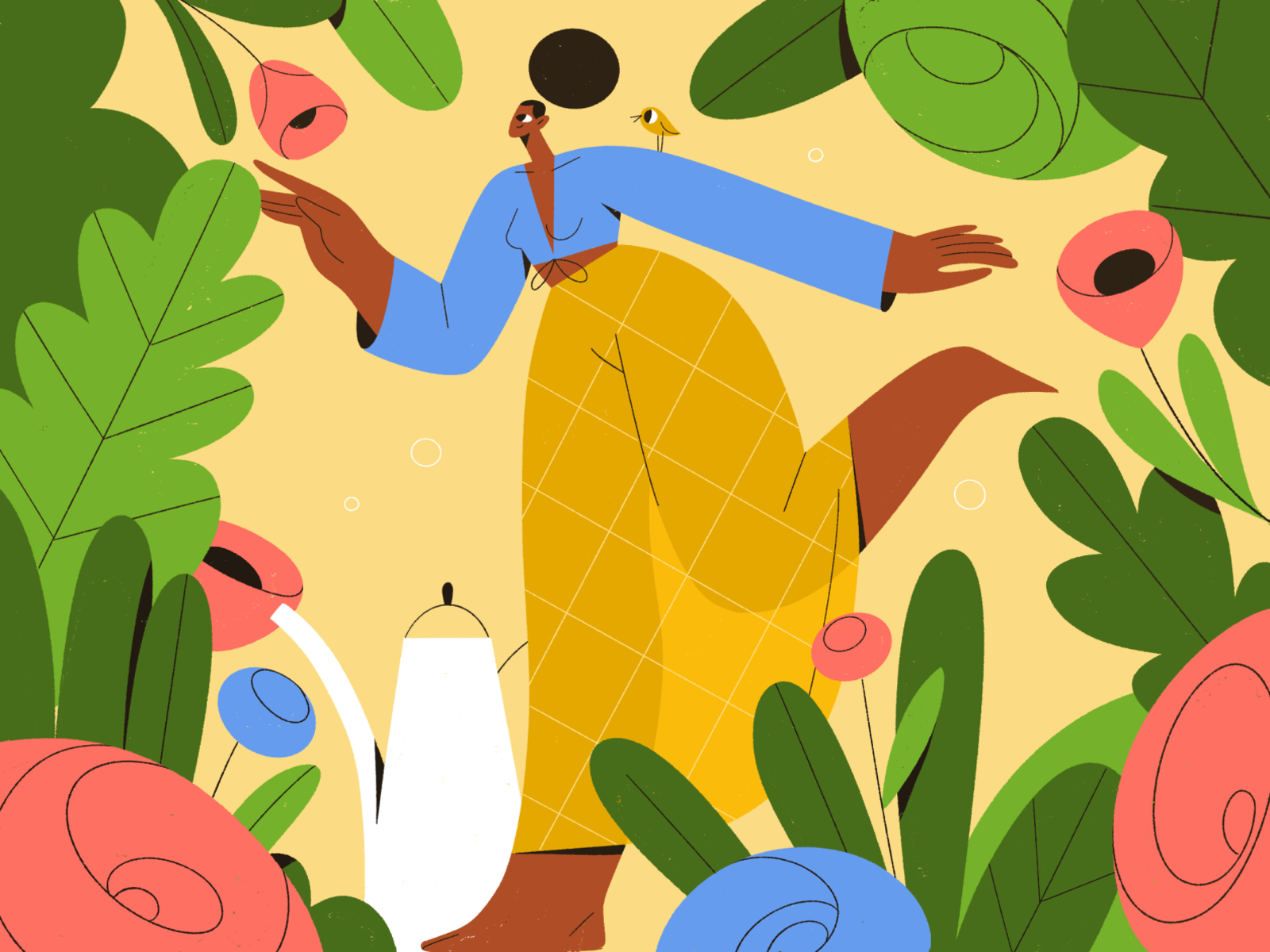 Garden by Darya Semenova on Dribbble