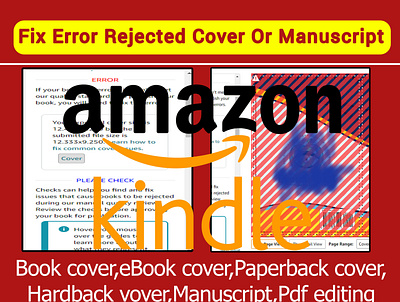 fix error cover or manuscript book cover branding design ebook graphic design illustration logo manuscript ui vector