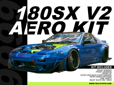 Tra Kyoto 180sx V2 Aero Kit By Victor Orosco On Dribbble