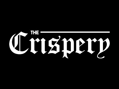 The Crispery branding design logo typography