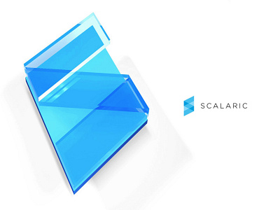 Scalaric Logo 3d branding design graphic design logo minimal