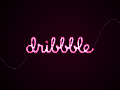 Neon Dribbble