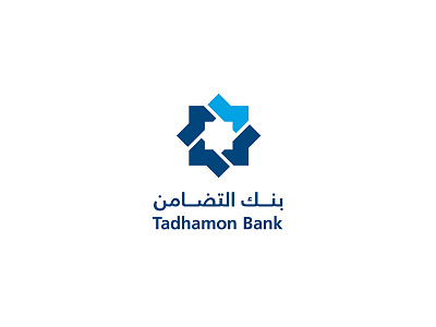 Tadhamon Bank bank branding construction geometric grid logo middleeast solidarity tadhamon yemen