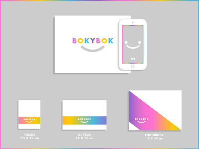 BOKYBOK Products app branding identity logo logodesign photo photobook photobooks photography photos startup wip