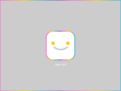 BOKYBOK App Icon app branding icon identity logo logodesign photobooks photography photos smile smiley startup