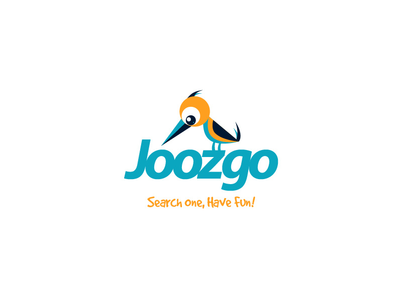 Joozgo parrot animal go startup fun search website logo symbol bird travel portal