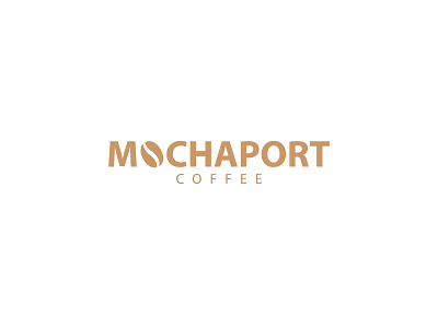 Mochaport Final beans branding coffee illustration logo logotype minimal mocha port simple wordmark