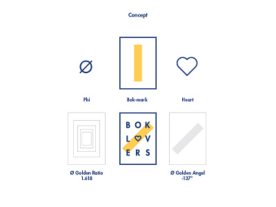 Boklovers Logo Concept bok bokers book branding concept heart identity logotype love lover process typography