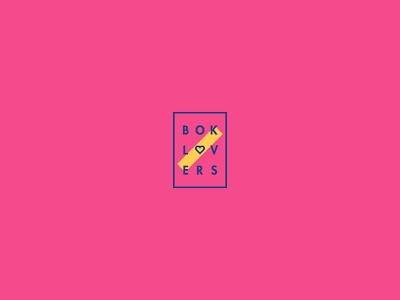 Boklovers bookmark colors heart identity love lover mark palette symbol typography wordmark wordmarks