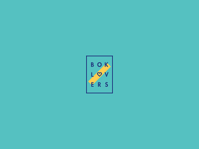 Boklovers bookmark colors heart identity love lover mark palette symbol typography wordmark wordmarks