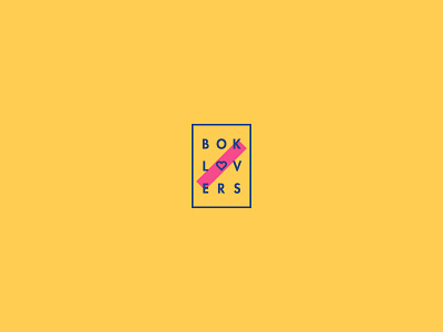 Boklovers boklovers bookmark colors heart identity love lover mark palette symbol wordmark wordmarks