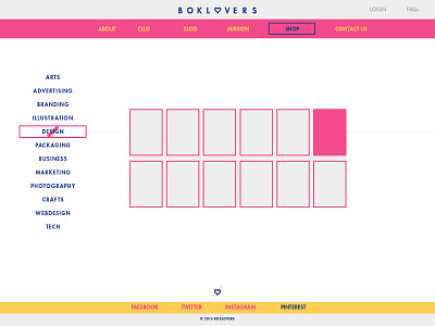 Boklovers Web branding colorful colors heart identity love lover palette pattern patterns ui web