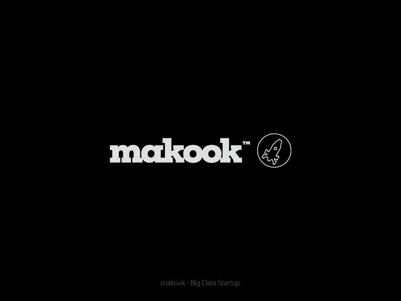 makook growth growth hacking makook logo design symbol icon iconic rocket grow startup big data data