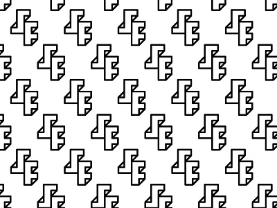 SF Monogram file fold folding logo logodesign mark paper pattern symbol