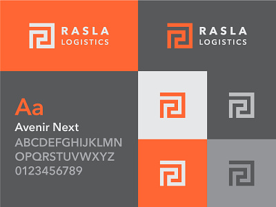 RASLA Logistics branding corporate iconic identity ksa logistics logo logo design r rasla saudi arabia transportation
