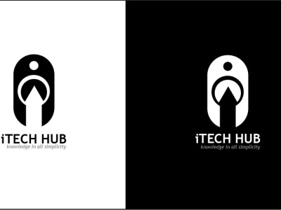iTECH HUB Logo branding graphic design illustration logo