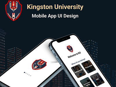 Kingston University Mobile App UI Design 1