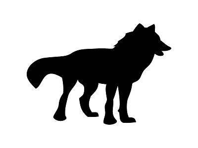 Wolf The Leader Of The Pack волк дизайн иконки иллюстрация образ фон