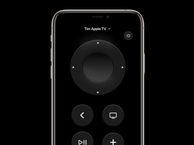 Apple TV Remote by Ernest Ojeh on Dribbble