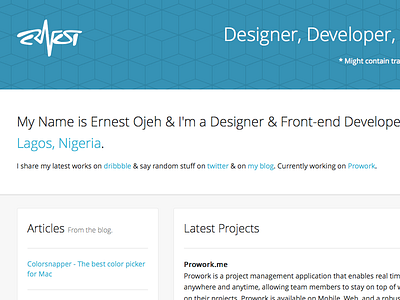 My website foundation minimalist namzo nigeria responsive website zurb