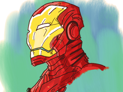 Iron Man bamboo iron man sketchbook tablet wacom