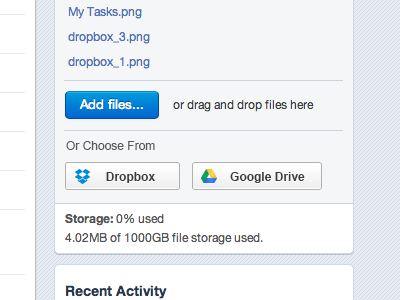 Prowork + Dropbox + Google drive