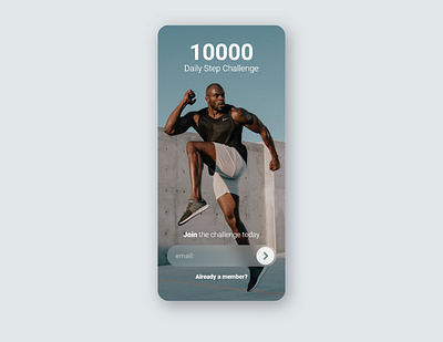 DailyUI Sign Up dailyui designconcept fitness sign up ux