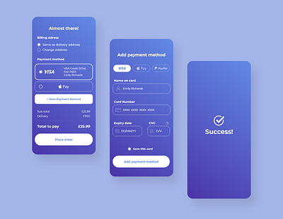 #DailyUI Credit Card Checkout concept dailyui design designconcept ui