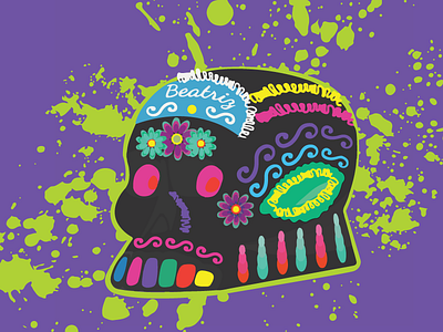 Calaberas art graphicdesign illustrations mexican skulls webdesign