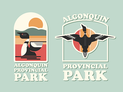 Algonquin Provincial Park Retro